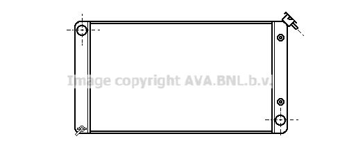 AVA QUALITY COOLING Радиатор, охлаждение двигателя CT2005